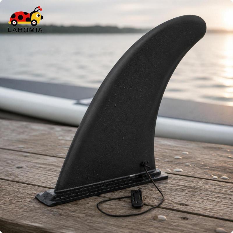 [Lahomia] SUP Paddle Board Fin สีดําที่ถอดออกได้ Paddle Board Fin น้ํากีฬาเกียร์ Streamlined ติดตั้ง