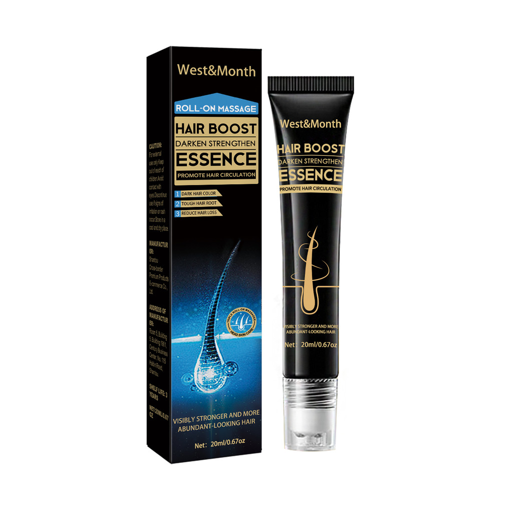 West & Month Dense Hair Roller Ball Scalp Massage Moisturizing Hair Roots Dense Soft Hair Care Rolle