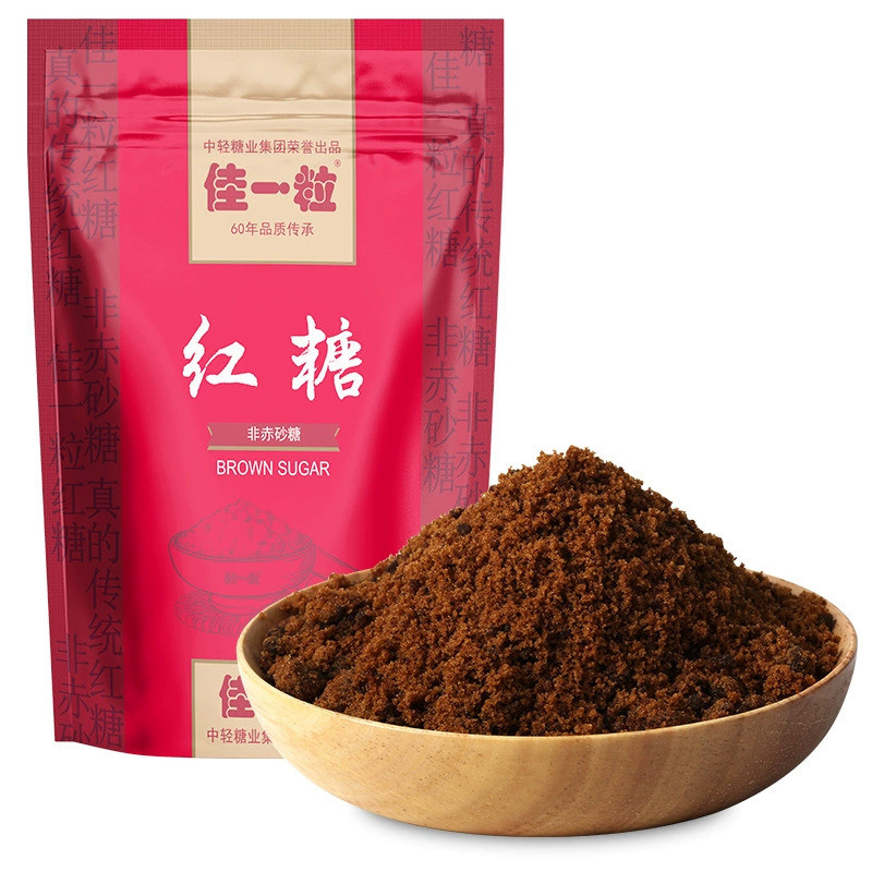 Jiayi Sugar Cane Brown Sugar 300g Old Brown Sugar Confinement Brown Powder Baking Pastry Soaked Wate