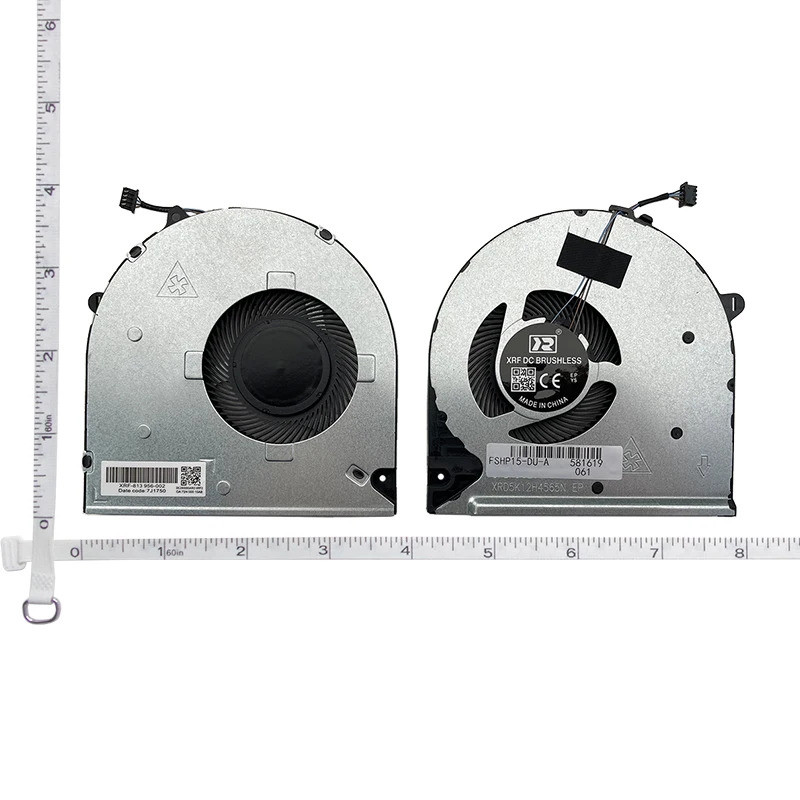 ใหม่แล็ปท็อป CPU Cooling Cooler พัดลมสําหรับ HP 15-DW 15-DY 15-DU 15S-DU 15S-DY 15S-GR TPN-C151 TPN-