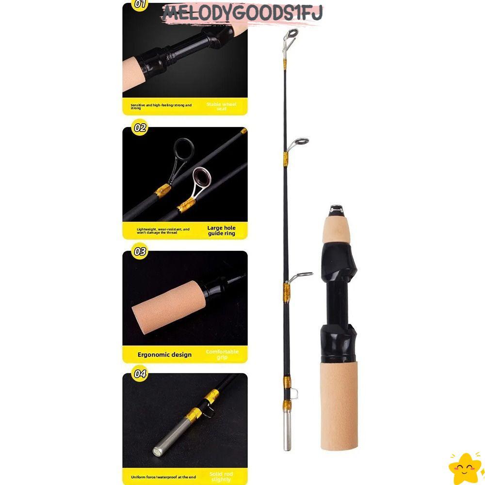 MELODYGOODS1FJเบ็ดตกปลาCombo,Mini Size Ultralight Design Ultralight Reel,ผู้ที่ชื่นชอบComboชุดล่ออุปกรณ์เสริมรอกขนาดเล็กเหยื่อปลอมตกปลาผู้ที่ชื่นชอบ