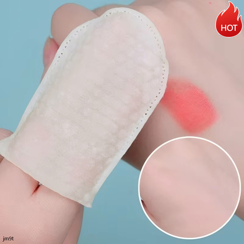 JM9T-120 ชิ้น U Pocket Cotton Pads Facial Makeup Removal Pads สําหรับทําความสะอาดนุ่มและเครื่องสําอา