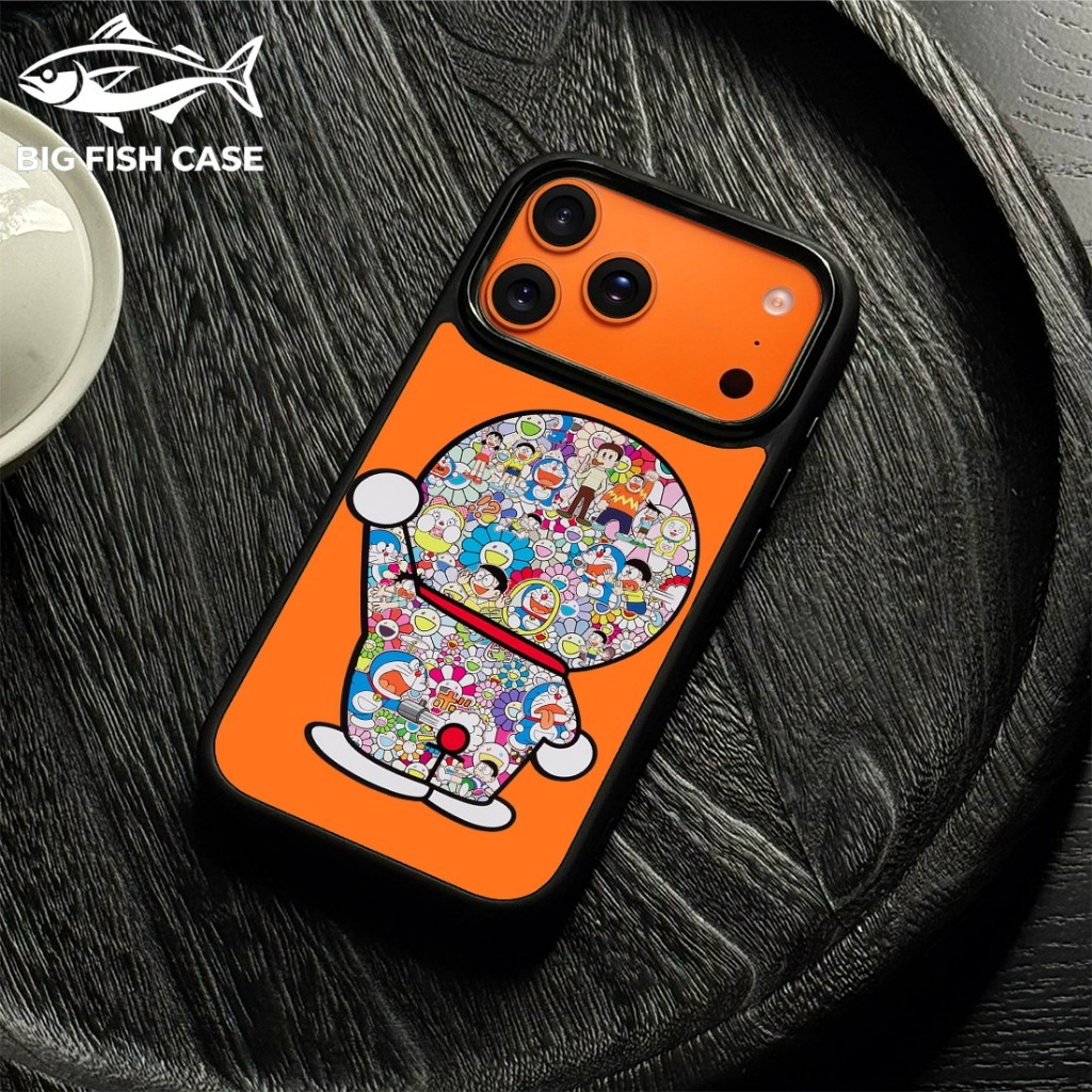 เคสโทรศัพท์ลายตัวการ์ตูนแมวสีน้ำเงินเต็มภาพการ์ตูน รูปที่ 2