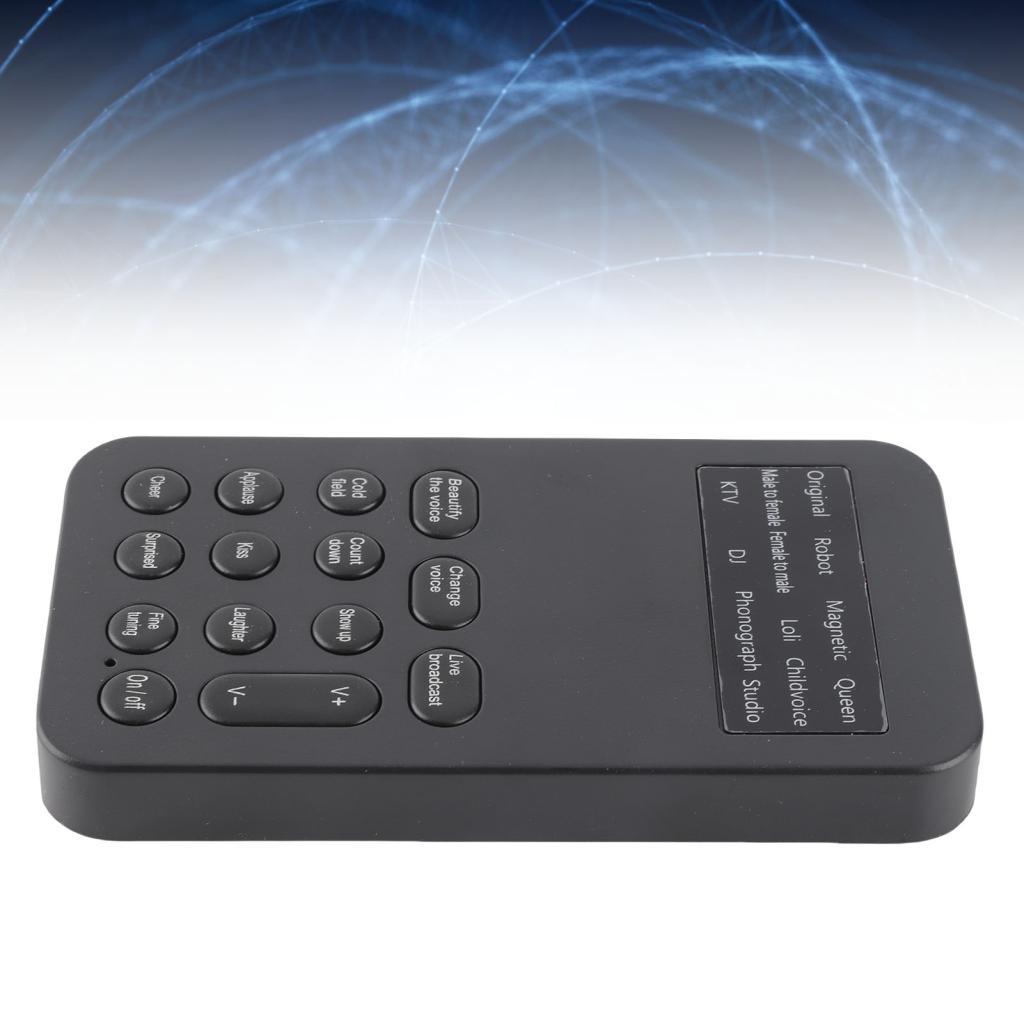 Lemendhk Mini Voice Changer Device การ์ดเสียงมือถือ 8 Effects/12 Beautification/K Song Function แบบพ