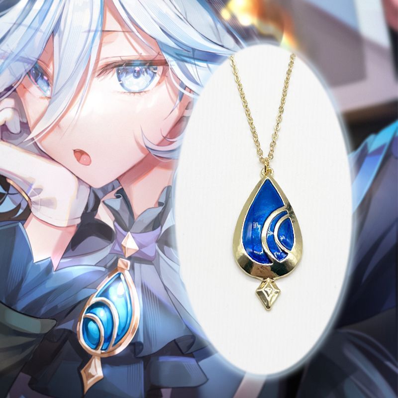 Genshin Impact/Furina/Furina สร้อยคอ Water God Furina Furina อะนิเมะเกม/cxve