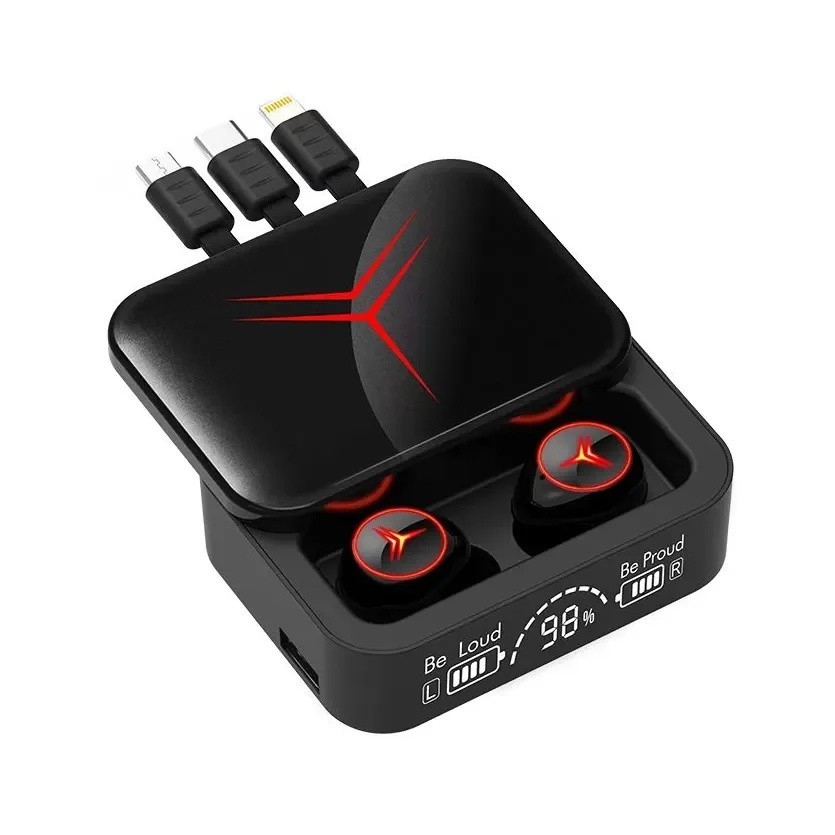 Audifonos Tws M88 Plus Series ชุดหูฟังสําหรับเล่นเกมไฮไฟสเตอริโอไร้สายหูฟังชนิดใส่ในหูสําหรับเล่นกีฬ