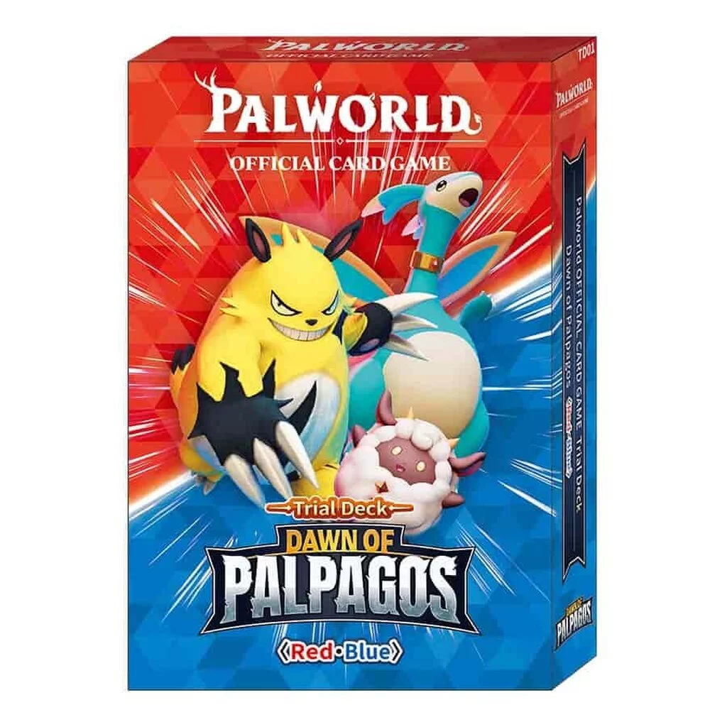 Bushiroad Palworld Card Game Trial Deck TD01 Dawn of Palpagos Red Blue 1st Edition 8885021122847 (การ์ด)