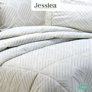 Jessica Tencel T820 ชุดเครื่องนอน ผ้าปูที่นอน ผ้าห่มนวม เจสสิก้า พิมพ์ลวดลายโดดเด่น ให้สัมผัสที่นุ่มลื่นดุจแพรไหม