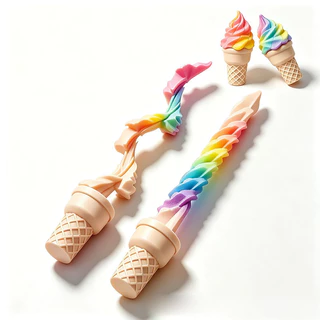 ของเล่นดาบไอศกรีมปลอม 3D ยืดหดได้ ของเล่นแกล้งขําขัน คลายเครียด ของเล่นแก้เบื่อ ดีไซน์สร้างสรรค์ ของขวัญแปลกใหม่สําหรับเด็กและผู้ใหญ่