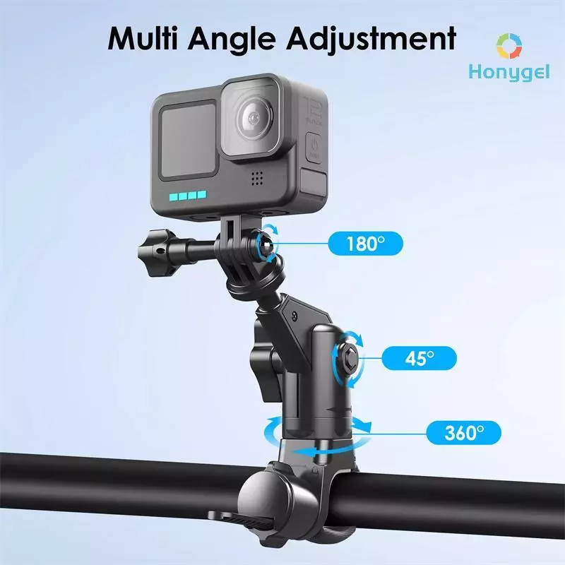Honyge ที่วางโทรศัพท์จักรยานยนต์ 360 องศา สำหรับ Insta 360 X2 X3 X4 Go Pro 12 11 10 thumbnail 6