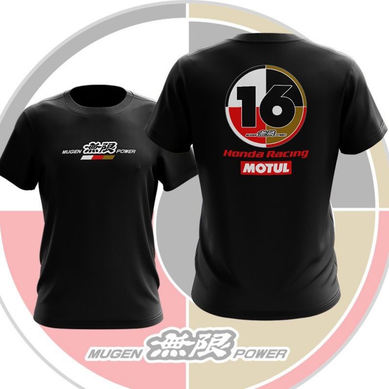 เสื้อยืด Mugen Power / เสื้อไมโครไฟเบอร์ / เสื้อแข่ง