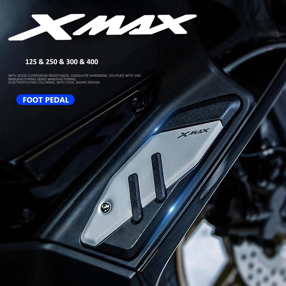 fX-MAX หมุดเท้าสําหรับ Yamaha XMAX 125 250 300 400 2017 - 2025 X-MAX 300 รถจักรยานยนต์แผ่น Skidproof