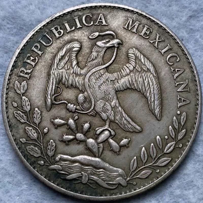 สินค้าสวย มือลง Baby Eagle Yang Silver Round Eagle Silver Dollar Big Head Dragon Yang Mexican Eagle 