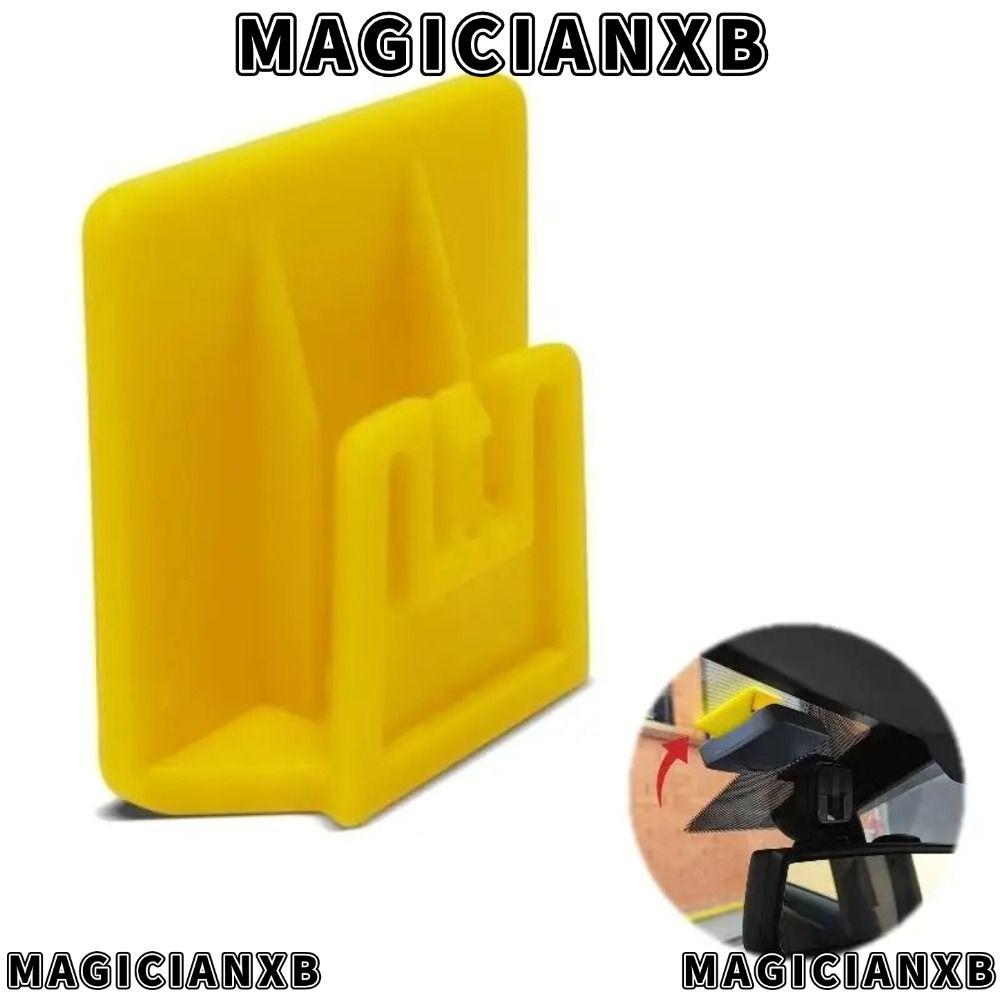 MAGICIANXB อิเล็กทรอนิกส์ Toll Pass คลิป,ทนทาน Universal EZ Pass Holder,ติดตั้งง่ายพิมพ์ที่ถอดออกได้