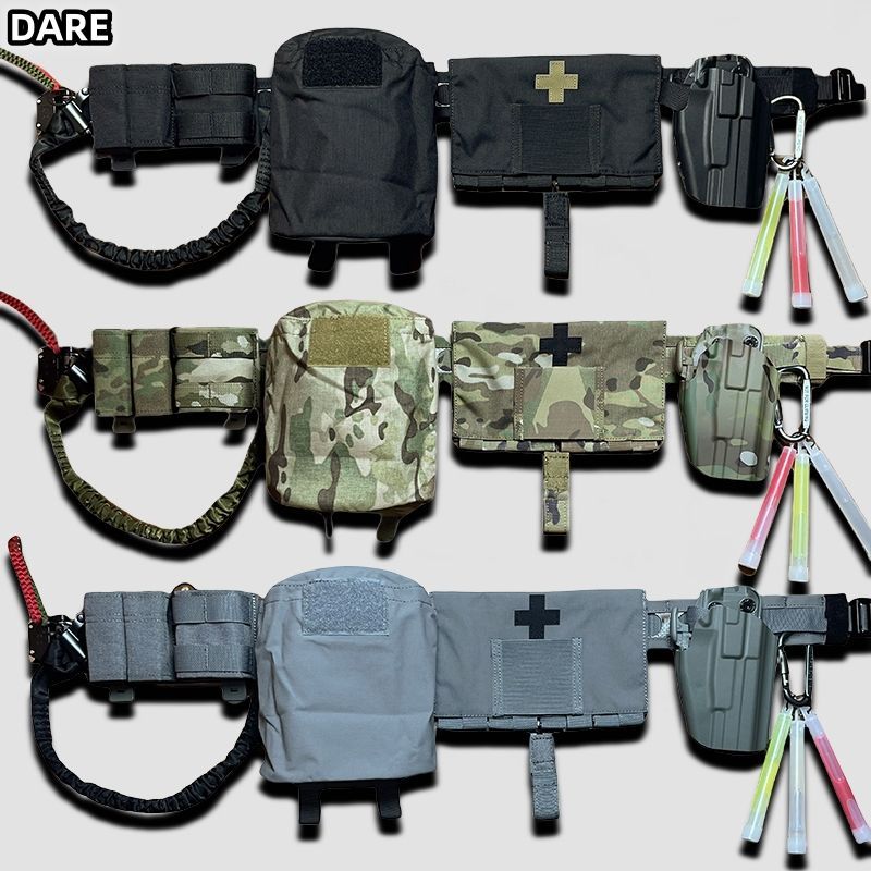 ใหม่ Full Set Tactical Girdle Modular molle Cobra Buckle พร้อมเข็มขัดด้านนอกด้านใน wargame Pharaoh R