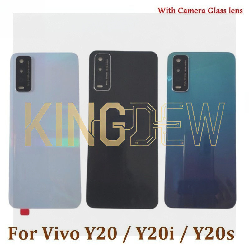 สําหรับ Vivo Y20 Y20S Y20i ฝาครอบแบตเตอรี่ฝาหลังด้านหลังประตูด้านหลังฝาครอบกรณี RMLK