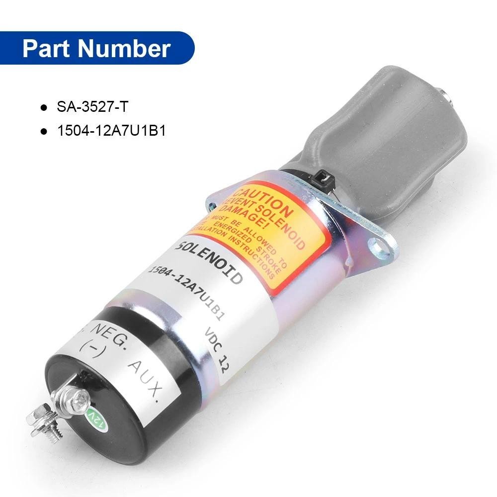 ใหม่โซลินอยด์ดีเซลปิดลง SA-3527-T 1504-12A7U1B1 สําหรับ Woodward 12V