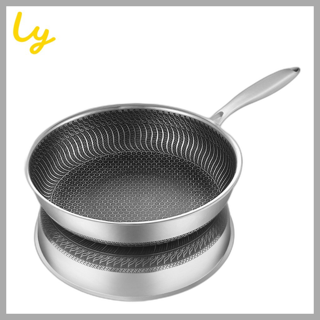 [fanood] กระทะสแตนเลส 316 28 ซม. 1 ชิ้น / กระทะเกาหลี / 316 Stainless Steel by ly_in_seoul