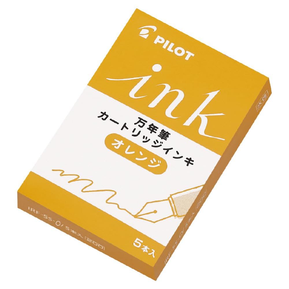 PILOT ตลับหมึก ตลับหมึกปากกาหมึกซึม สีส้ม IRF5SO Pilot ส่งตรงจากญี่ปุ่น