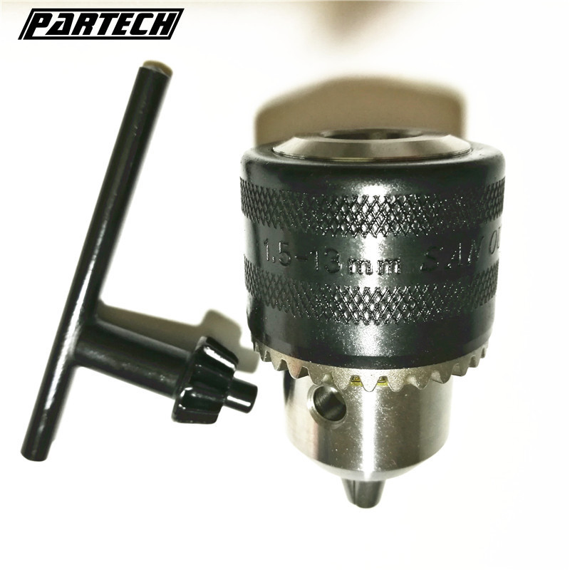 8. Sanou ประแจเจาะ Chuck 1.5-13 มม.B16 13B16 Light Tap Hole Chuck Threadless Chuck WX5V