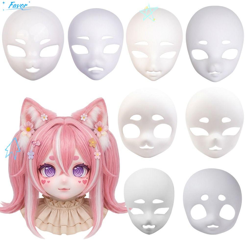 FAVOR Kigurumi ฐาน Beast Skull , DIY พลาสติกหัวแมว Skull , สัตว์คอสเพลย์ Furry อะนิเมะ Party