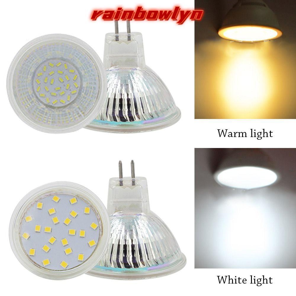 RAINBOWLYN หลอดไฟ LED 220V/12V ฐาน Bi-Pin Mini MR11/MR16/GU10