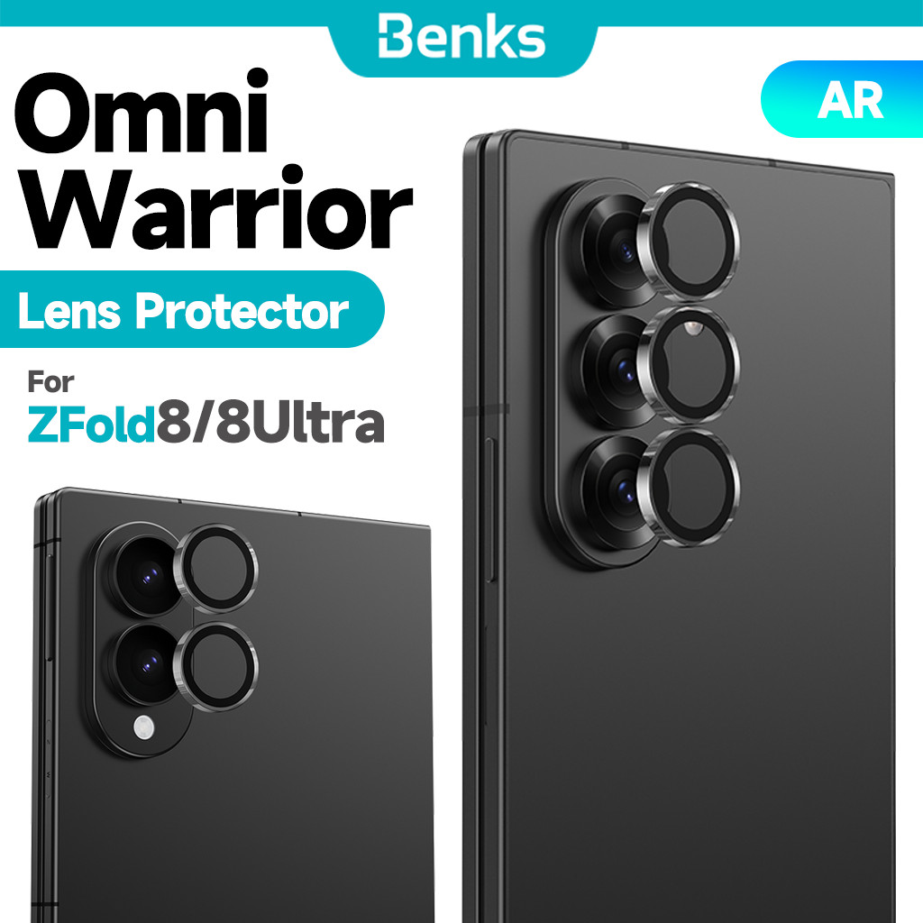 [Benks Official] Benks OmniWarrior ตัวป้องกันเลนส์ป้องกันการตกหล่นสําหรับ Samsung Galaxy Z Fold 8 / 8 Ultra / Fold 7 HD Clear AR กระจกป้องกันกล้องกันรอยขีดข่วน