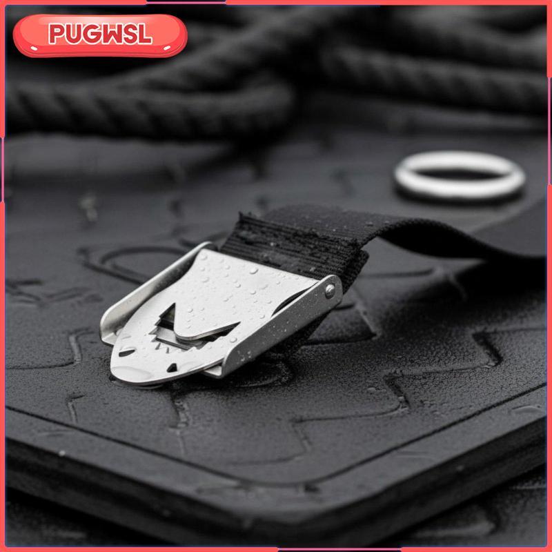 [pugwsl] หัวเข็มขัดหัวฉลาม 316 หัวเข็มขัดสแตนเลสเข็มขัดน้ําหนักดําน้ําสําหรับงานหนักสําหรับดําน้ําตื้น