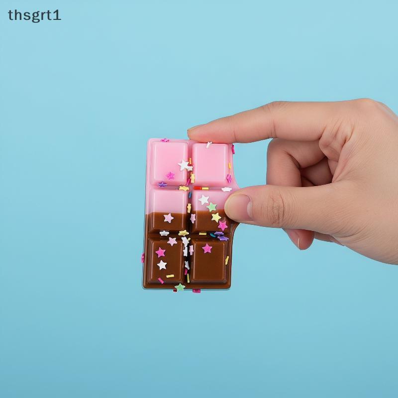 [TG1] Chocolate Bar Fidget Toy Sprinkle Design Stress Relief Kids Gift [TH]