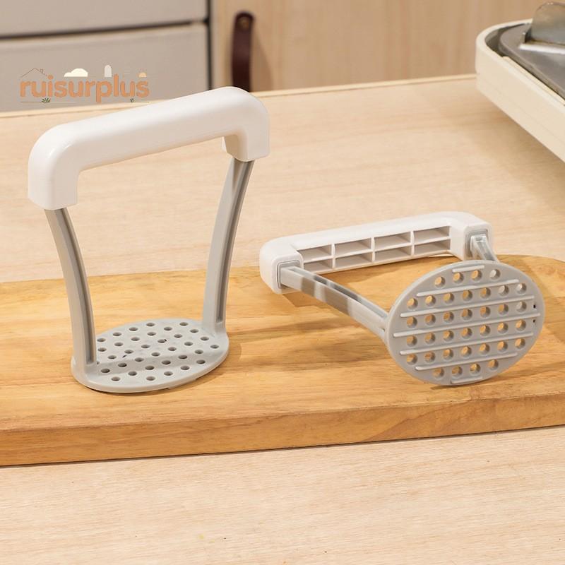 [Rui-t] 1 ชิ้นมันฝรั่งด้วยตนเอง Ricer Heavy Duty Rust-proof ผัก Masher พร้อมที่จับตามหลักสรีรศาสตร์ส