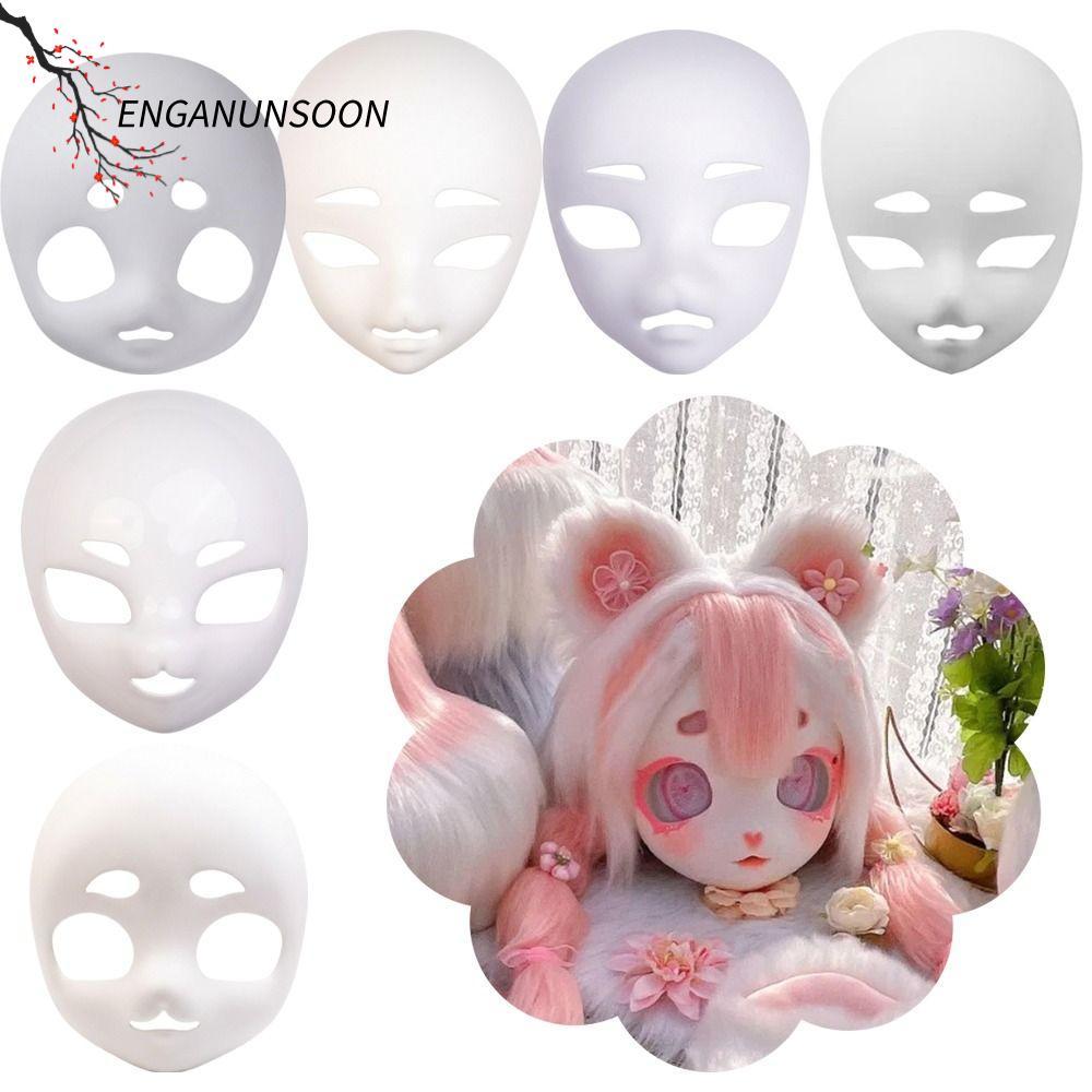 ENGANUNSOON Kigurumi ฐาน Beast Skull, พลาสติก DIY หัวแมว Skull, สัตว์คอสเพลย์ Furry อะนิเมะ Party