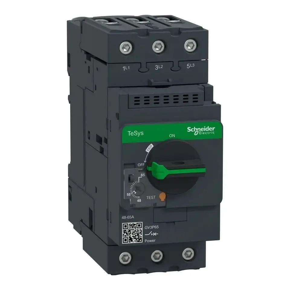 ของแท้ มอเตอร์เซอร์กิตเบรกเกอร์แม่เหล็กไฟฟ้า GV3P80 เทคโนโลยีอิเล็กทรอนิกส์ 50/60Hz โอเวอร์โหลดและสั