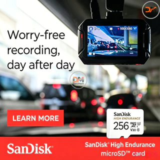SanDisk High Endurance 32GB 64GB 128GB 256GB microSD Card (SDSQQNR)เมมโมรี่ กล้องติดรถยนต์ วงจรปิด