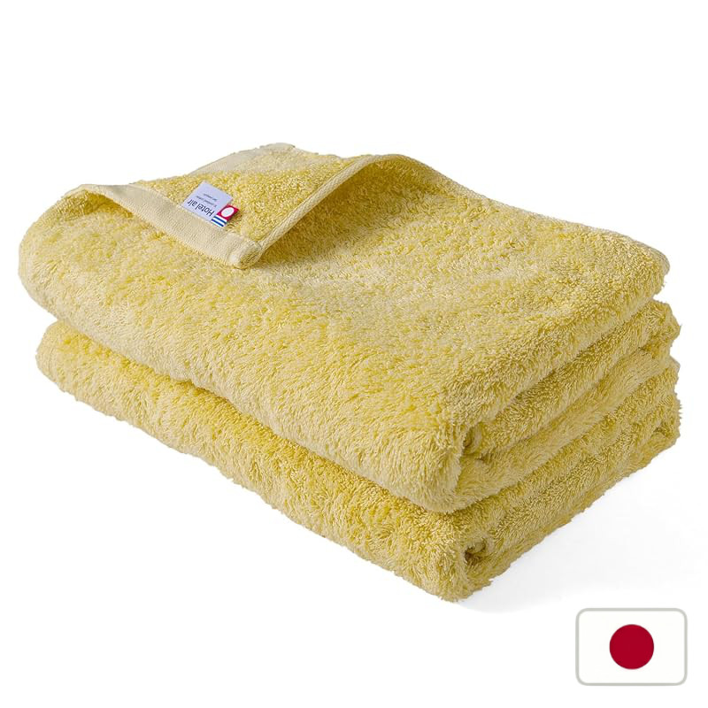 OruTa Bath Towel Set of 2 Imabari 100% Cotton Absorbent Quick-Dry Medium Thickness Made in Japan Hot