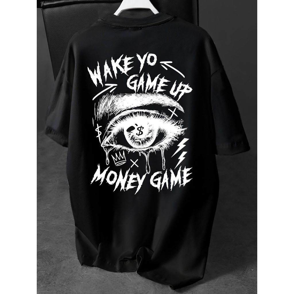 Vintage "Money Game" Dollar Sign Streetwear Graphic T-Shirt