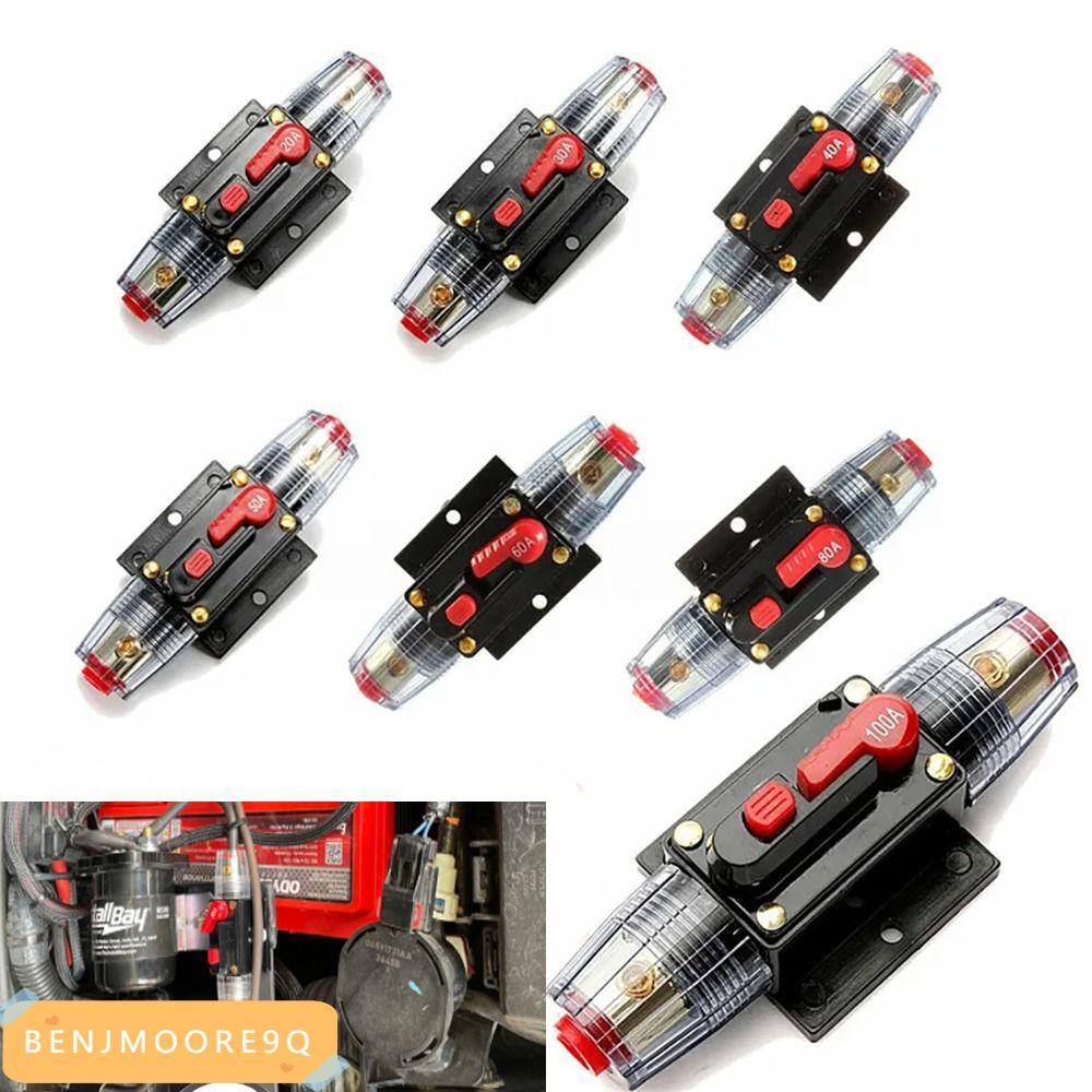 BENJMOORE9Q DC Resettable Circuit Breaker ประกันรีเซ็ตได้ 60A 50A 40A 30A Self Recovery Circuit Brea