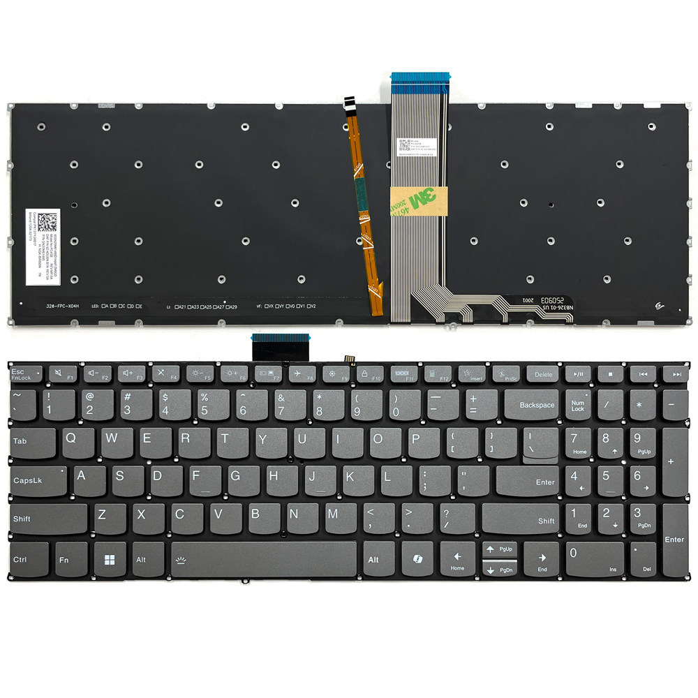 ใช้ได้กับ Lenovo IdeaPad Slim 3 15ABR8 15AMN8 15IAH8 15IAN8 Keyboard US
