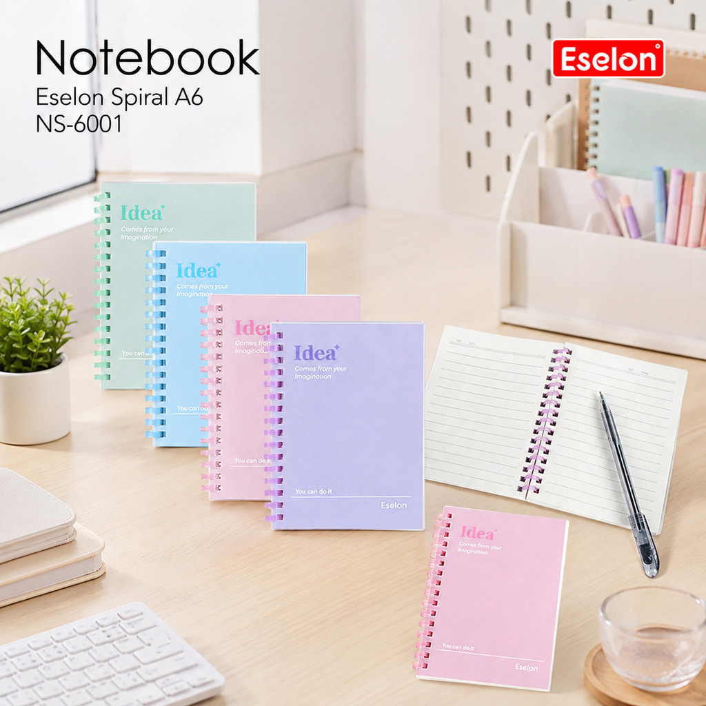 A6 NS-6001 NOTEBOOK / A6 SPIRAL OFFICE NOTEBOOK