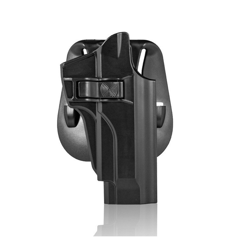 พลาสติกต่างประเทศเหล็กรูปเอว Beretta92F M9 Holster ยุทธวิธี Quick Draw Holster Anti-Robbery Bag ผู้ผ