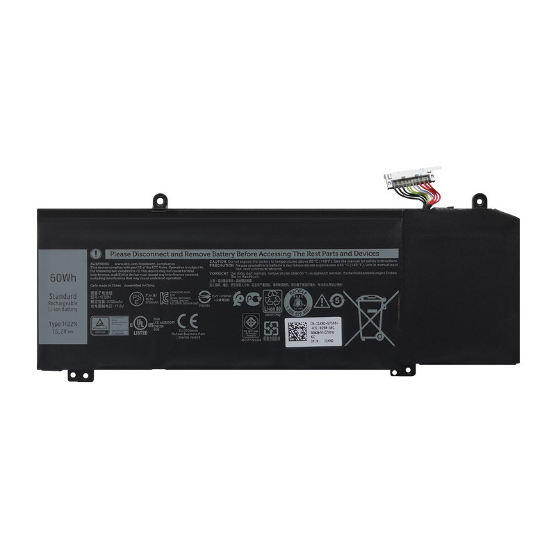 Dell Alien G7 7590 7790 ALW17M P37E P37E001 แบตเตอรี่โน้ตบุ๊ก 1F22N