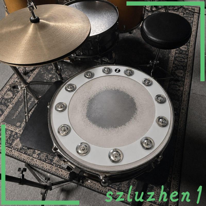 [Szluzhen1] กลองชุดเอฟเฟกต์ Cymbal Ching แหวนเครื่องมือเคาะสแตนเลสสําหรับกลองอิเล็กทรอนิกส์ Hihat St