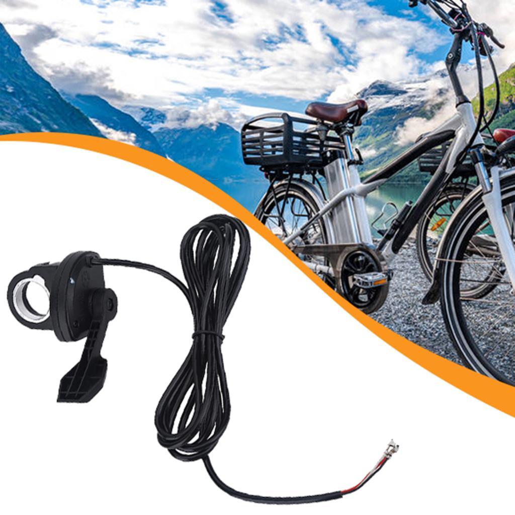 Huairdum E-Bike Tempo Control 22.5 มม./0.88 นิ้วซ้าย/ขวาคันเร่ง Thumb Finger Trigger คันเร่งได้อย่าง