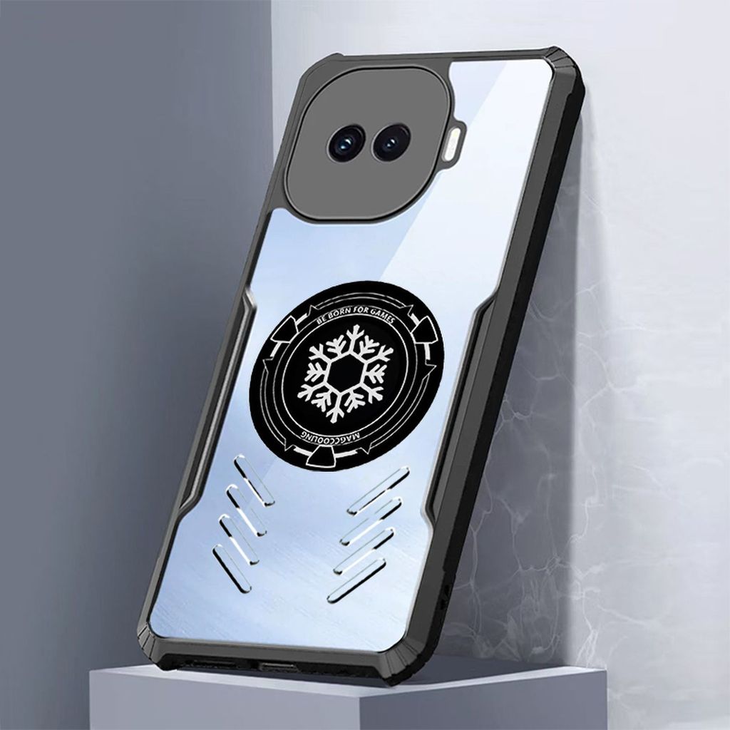 เคสโทรศัพท์ใสเหมาะสําหรับVivo iQOO 15 15R 13 12 11 10 7 9T 9 Pro SE 5GปลอกBreathable ScratchProof Ultrathin Grapheneกระจายความร้อนEsports Cover 05-06