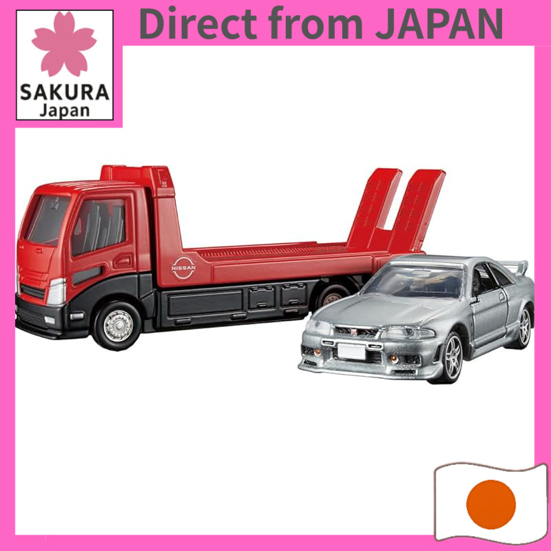 Takara Tomy Tomica Premium Tomica Transporter Nissan Skyline GT-R (BCNR33) mini car toy, for ages 6 