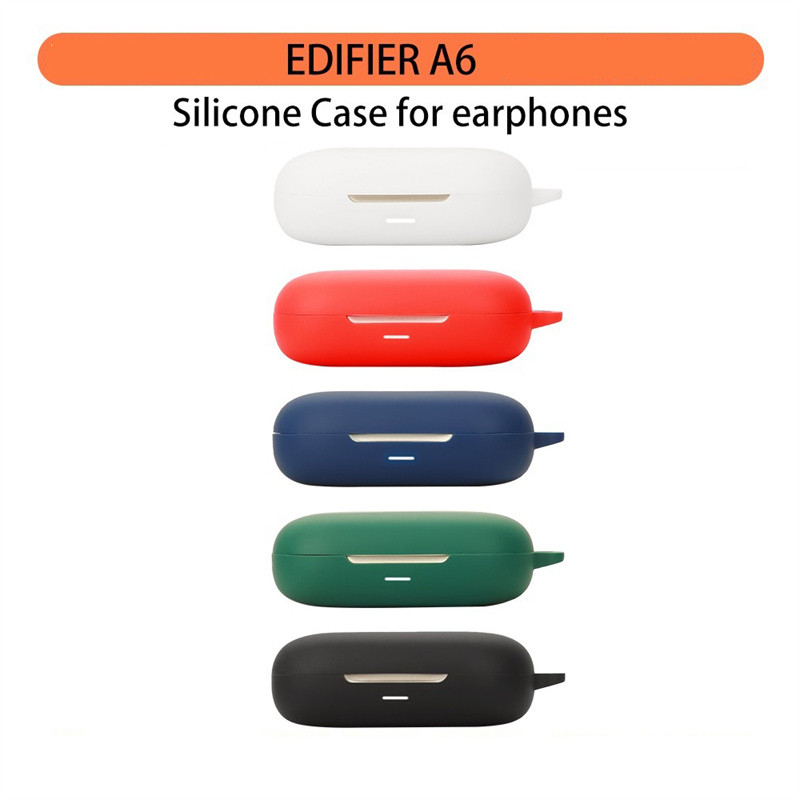 เคส EDIFIER A6 หูฟังสเตอริโอซิลิโคนอ่อนนุ่มป้องกันฝาหลังบางสําหรับ EDIFIER A6 หูฟังสเตอริโอหูฟัง