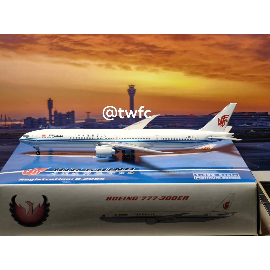 PH phoenix China International Airlines B777-300ER B-2085 1: 400 การวัด Flawless ไม่รวมพื้นหลังอื่นใ