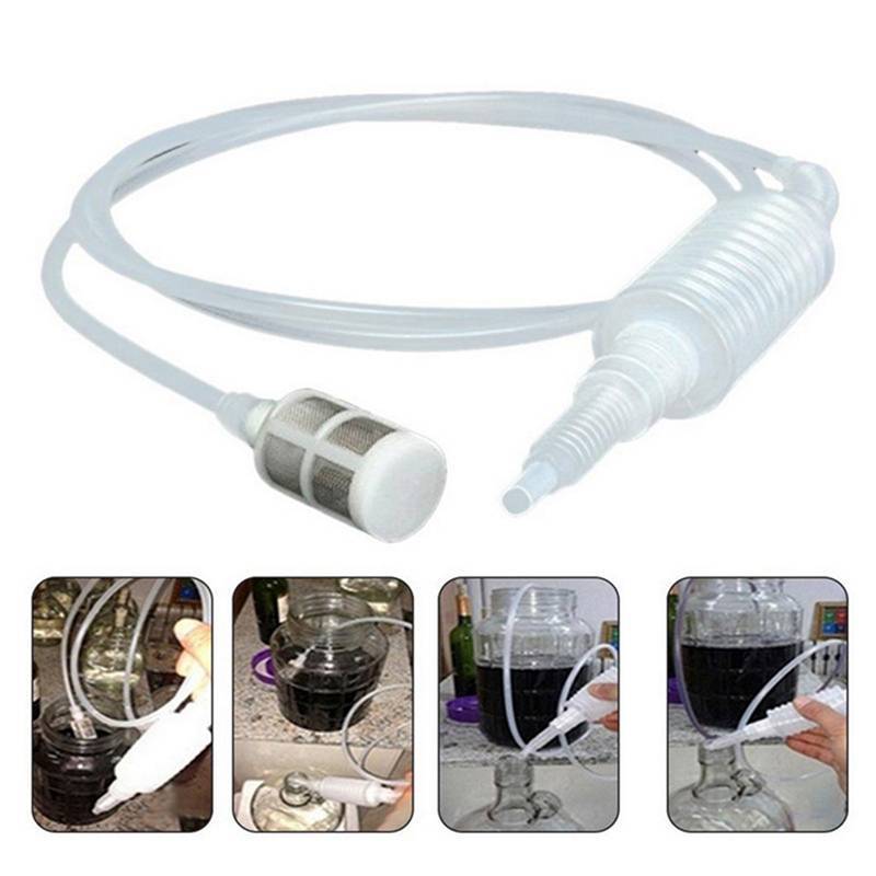 [Asegreen] Brewing Siphon ท่อเครื่องมือเบียร์ Brewing เกรดอาหารทํา Brewing พลาสติก Hand Transfer ปั๊