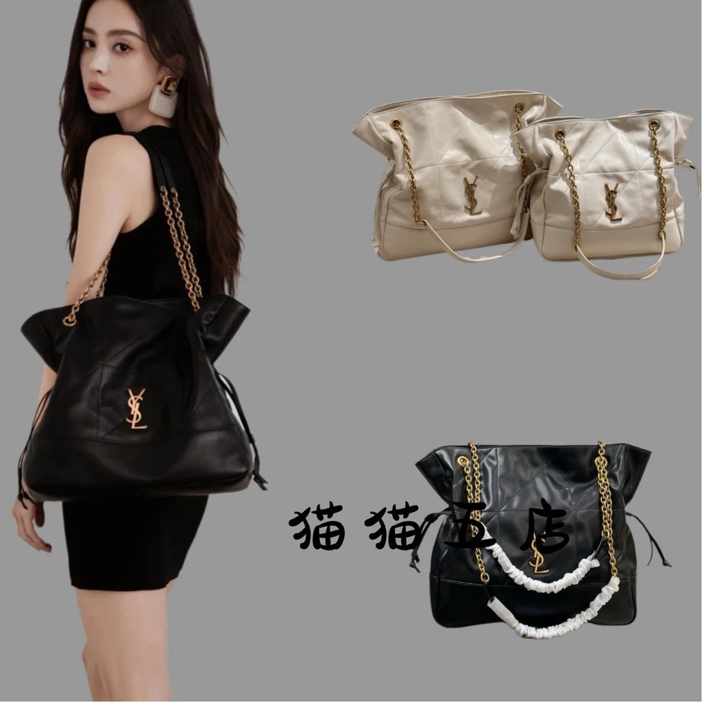 Y * slJamie4.3 Pochon Lucky Bag Bag Drawstring Design Original Leather Female Bag Large Capacity Sho