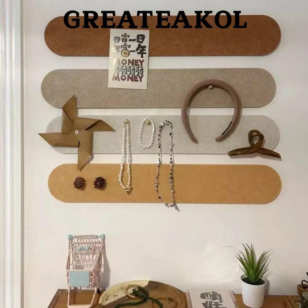 GREATESKOL 3PCS Felt Strip Board,กาวติดตั้งติดผนังFelt Wall Board,ตกแต่งUniversal Multi-Purpose Pin 