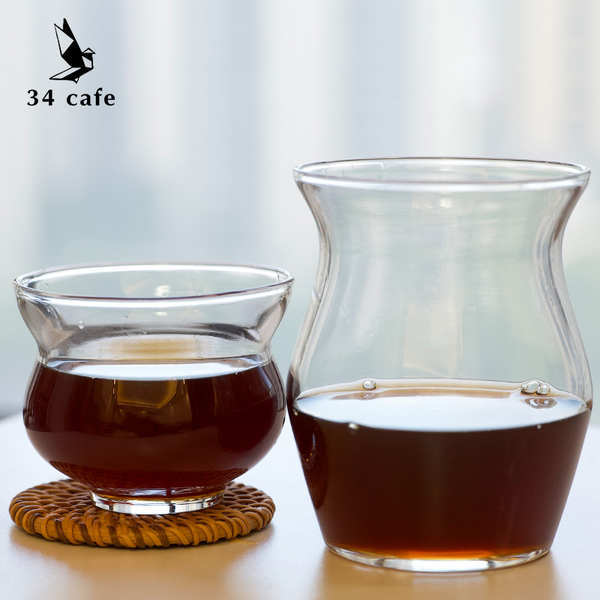 Origami Coffee Sensory Cup orea Hand-Brewed ชิมถ้วยแก้ว Sharing Pot Tim Gourd กลิ่นถ้วยพิเศษ Tone